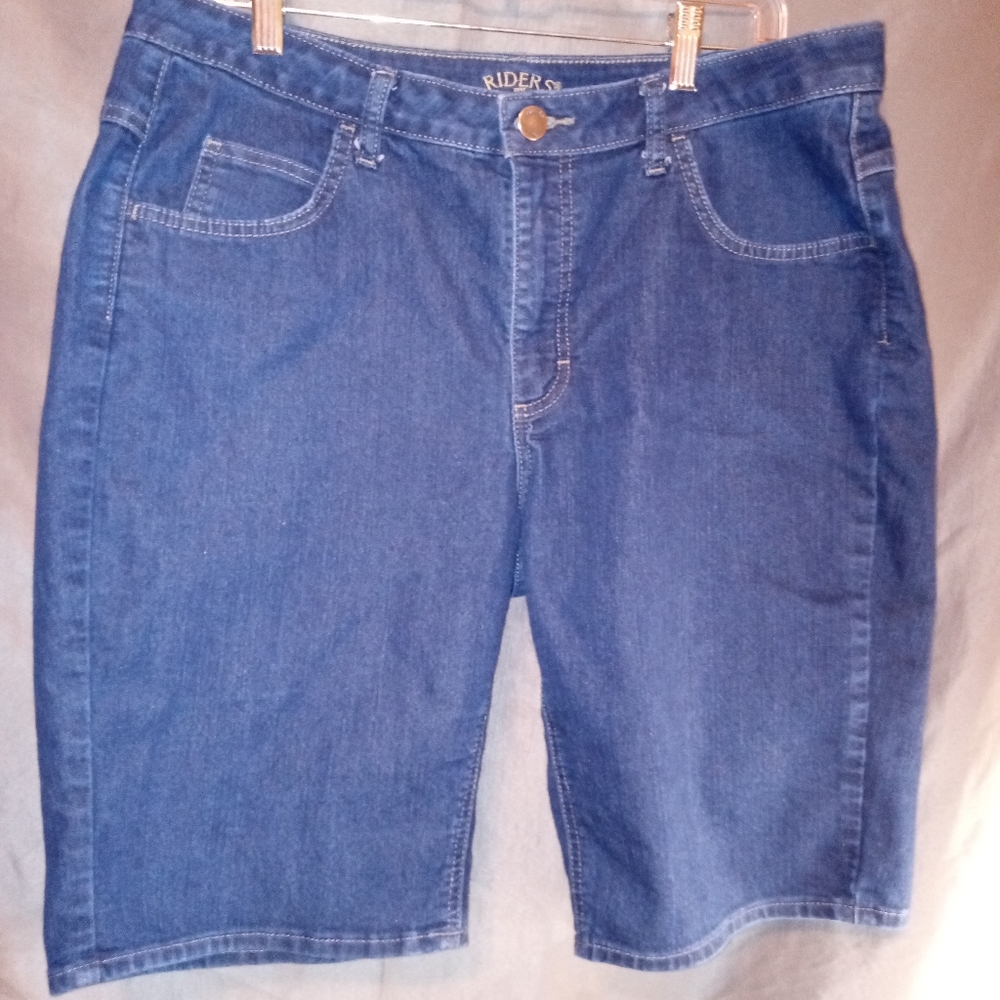 Riders by Lee women's denim Bermuda Riding shorts